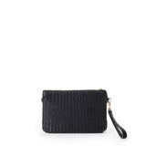 Immaculate Vegan - jeane & jax KYLIE Chevron Weave Crossbody Clutch