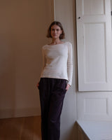 Immaculate Vegan - BIBICO Cali Organic Cotton Pointelle T-Shirt | Ecru