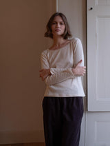 Immaculate Vegan - BIBICO Cali Organic Cotton Pointelle T-Shirt | Ecru