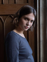 Immaculate Vegan - BIBICO Cali Organic Cotton Pointelle T-Shirt | Dove Grey