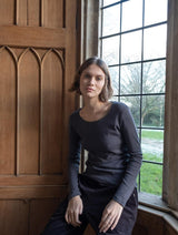 Immaculate Vegan - BIBICO Cali Organic Cotton Pointelle T-Shirt | Dove Grey