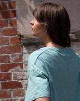 Immaculate Vegan - BIBICO Lola Women's Cotton Boxy T-Shirt | Duck Egg