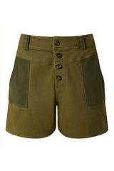 Immaculate Vegan - KOMODO DESERT - Organic Cotton Shorts - Dark Green