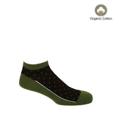 Immaculate Vegan - Peper Harow Men’s Organic Cotton Trainer Socks Bundle | Green Multi