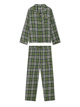 Immaculate Vegan - KOMODO JIM JAM - Mens GOTS Organic Cotton Pyjama Set Pine Green