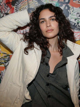 Immaculate Vegan - KOMODO Keneila Organic Cotton Corduroy Coat | Winter White