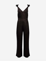 Immaculate Vegan - KOMODO FLOSS - Line Black Jumpsuit SIZE 1 / UK 8 / EUR 36