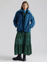 Immaculate Vegan - KOMODO Lexi Recycled PET Fleece Coat | French Blue UK8 / EU36 / US4