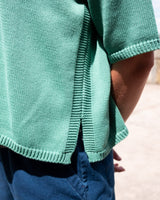 Immaculate Vegan - BIBICO Lisa Women's Cotton Boxy Knitted Top | Mint