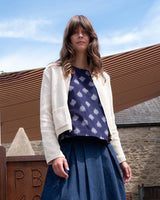 Immaculate Vegan - BIBICO Este Women's Cotton Open Cardigan | Ecru