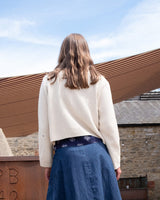 Immaculate Vegan - BIBICO Este Women's Cotton Open Cardigan | Ecru