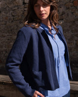 Immaculate Vegan - BIBICO Este Women's Cotton Open Cardigan | Navy