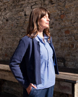 Immaculate Vegan - BIBICO Este Women's Cotton Open Cardigan | Navy