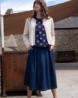 Immaculate Vegan - BIBICO Este Women's Cotton Open Cardigan | Ecru