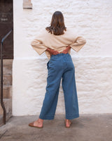 Immaculate Vegan - BIBICO Orla Women's Cotton Trousers | Denim Stripe