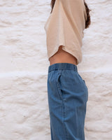 Immaculate Vegan - BIBICO Orla Women's Cotton Trousers | Denim Stripe