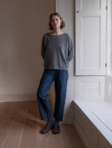 Immaculate Vegan - BIBICO Margate Women's Relaxed Cotton Trousers | Denim