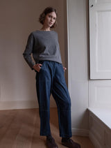 Immaculate Vegan - BIBICO Margate Women's Relaxed Cotton Trousers | Denim