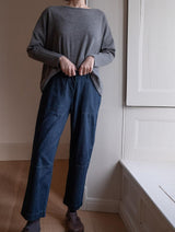 Immaculate Vegan - BIBICO Margate Women's Relaxed Cotton Trousers | Denim