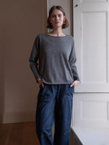 Immaculate Vegan - BIBICO Margate Women's Relaxed Cotton Trousers | Denim