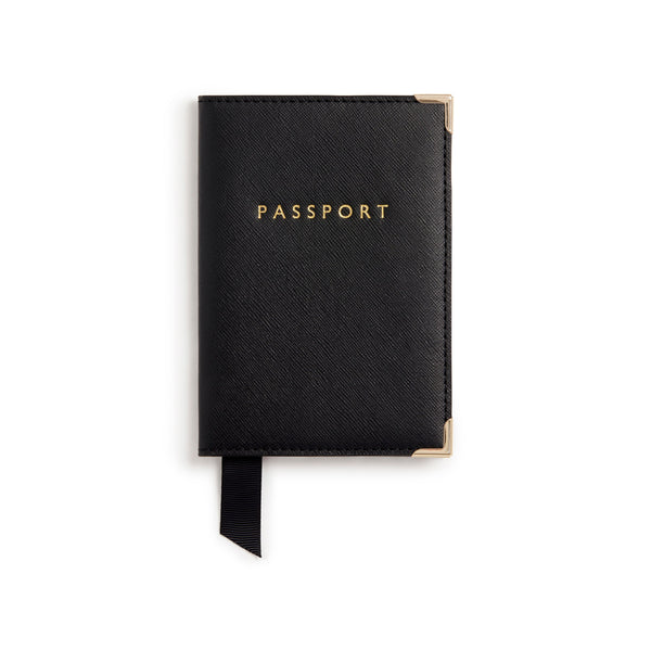 La Bante Nutcombe Black Passport Holder & bi-fold CC holder Gift Box