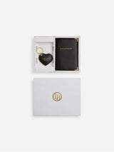 Immaculate Vegan - LaBante London Ash Black Passport holder & Key chain Gift Box
