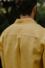 Immaculate Vegan - Laume Linen Naglis Men's Linen Long Sleeve Shirt | Multiple Colours