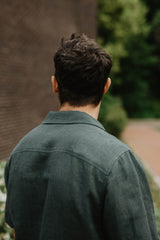 Immaculate Vegan - Laume Linen Pilenas Men's Linen Short sleeve Shirt | Multiple Colours