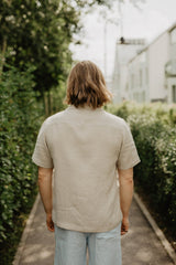 Immaculate Vegan - Laume Linen Pilenas Men's Linen Short sleeve Shirt | Multiple Colours