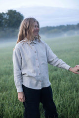 Immaculate Vegan - Laume Linen Vandene Women's Linen Shirt | Multiple Colours