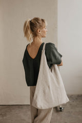 Immaculate Vegan - Laume Linen Vyte Women's Linen Top | Multiple Colours