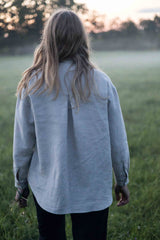 Immaculate Vegan - Laume Linen Vandene Women's Linen Shirt | Multiple Colours XS / Beige Stripes
