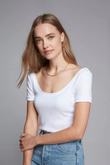 Immaculate Vegan - Lavender Hill Clothing Boat Neck Cotton Modal Blend T-shirt | Multiple Colours