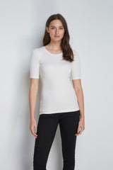 Immaculate Vegan - Lavender Hill Clothing Half Sleeve Crew Neck Cotton Modal Blend T-shirt