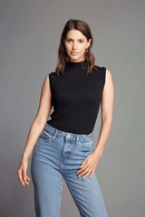 Immaculate Vegan - Lavender Hill Clothing Sleeveless Mock Neck Micro Modal Top