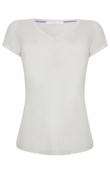 Immaculate Vegan - Lavender Hill Clothing V Neck Cotton Modal Blend T-shirt