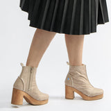 Immaculate Vegan - Lazuli myCLOG BOOT Taupe