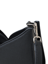 Immaculate Vegan - Lerisa Lerisa Grape Leather Vegan Crossbody Bag | Black