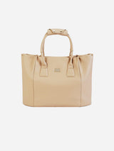 Immaculate Vegan - Melina Bucher Angel Extra Large Vegan Leather Shopper Bag | Beige