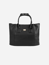 Immaculate Vegan - Melina Bucher Angel Extra Large Vegan Leather Shopper Bag | Black