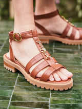 Immaculate Vegan - Minuit sur Terre Jacinthe Camel Croco 35