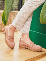 Immaculate Vegan - Minuit sur Terre Spell Vegan Suede Loafers | Petal 36