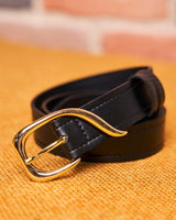 Immaculate Vegan - Minuit sur Terre Comma Apple Leather Vegan Belt | Black 85