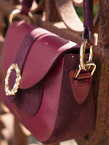 Immaculate Vegan - Minuit sur Terre Mira Grape Leather Vegan Crossbody | Burgundy