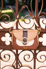 Immaculate Vegan - Minuit sur Terre Mira Vegan Leather Crossbody Bag | Cappuccino