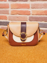 Immaculate Vegan - Minuit sur Terre Mira Vegan Leather Crossbody Bag | Cappuccino