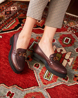 Immaculate Vegan - Minuit sur Terre Sherlock Vegan Grain Leather Loafers | Chocolate