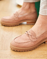 Immaculate Vegan - Minuit sur Terre Spell Vegan Suede Loafers | Petal