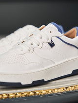 Immaculate Vegan - Minuit sur Terre Vestige Unisex Recycled Vegan Sneakers | White & Denim