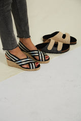 Immaculate Vegan - MOMOC Sandalias Yute Elástico Metalizado vegan